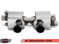 AWE Tuning Porsche 911 (991.2) Carrera / S SwitchPath Exhaust for PSE Cars - Chrome Silver Tips - Mammoth Racing -
