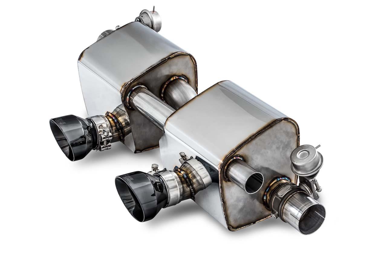 AWE Tuning Porsche 911 (991.2) Carrera / S SwitchPath Exhaust for PSE Cars - Chrome Silver Tips - Mammoth Racing -