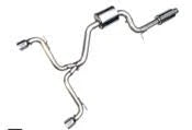 AWE Tuning VW MK7 GTI Track Edition Exhaust - Diamond Black Tips - My Store