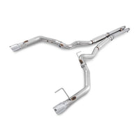 AWE Tuning S550 Mustang GT Cat-back Exhaust - Track Edition (Chrome Silver Tips) - Mammoth Racing -