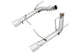 AWE Tuning S197 Mustang GT Axle-back Exhaust - Track Edition (Chrome Silver Tips) - Mammoth Racing -