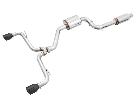 AWE Tuning VW MK7 GTI Touring Edition Exhaust - Diamond Black Tips - My Store