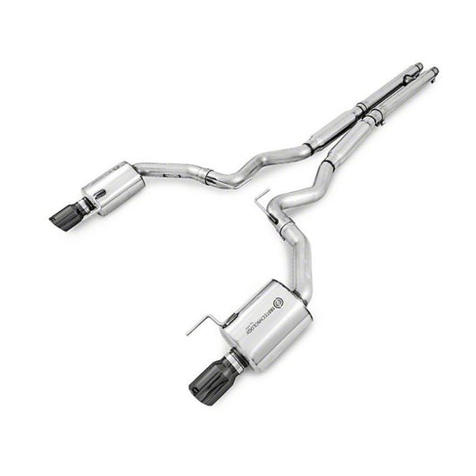 AWE Tuning S550 Mustang GT Cat-back Exhaust - Touring Edition (Diamond Black Tips) - My Store