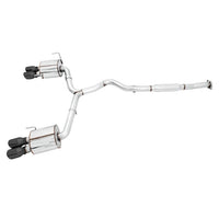 AWE Tuning Subaru STI VA / WRX GV / STI GV Sedan Touring Edition Exhaust - Diamond Black Tip (102mm) - My Store