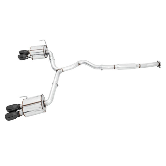 AWE Tuning Subaru STI VA / WRX GV / STI GV Sedan Touring Edition Exhaust - Diamond Black Tip (102mm) - My Store