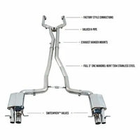 AWE Tuning Mercedes-Benz W205 AMG C63/S Coupe SwitchPath Exhaust System - for Non-DPE Cars - Mammoth Racing -