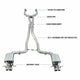 AWE Tuning Mercedes-Benz W205 AMG C63/S Coupe SwitchPath Exhaust System - for Non-DPE Cars - Mammoth Racing -
