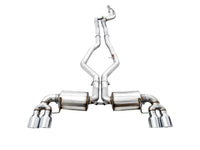 AWE Tuning 2019+ BMW M340i (G20) Resonated Touring Edition Exhaust - Quad Chrome Silver Tips - My Store