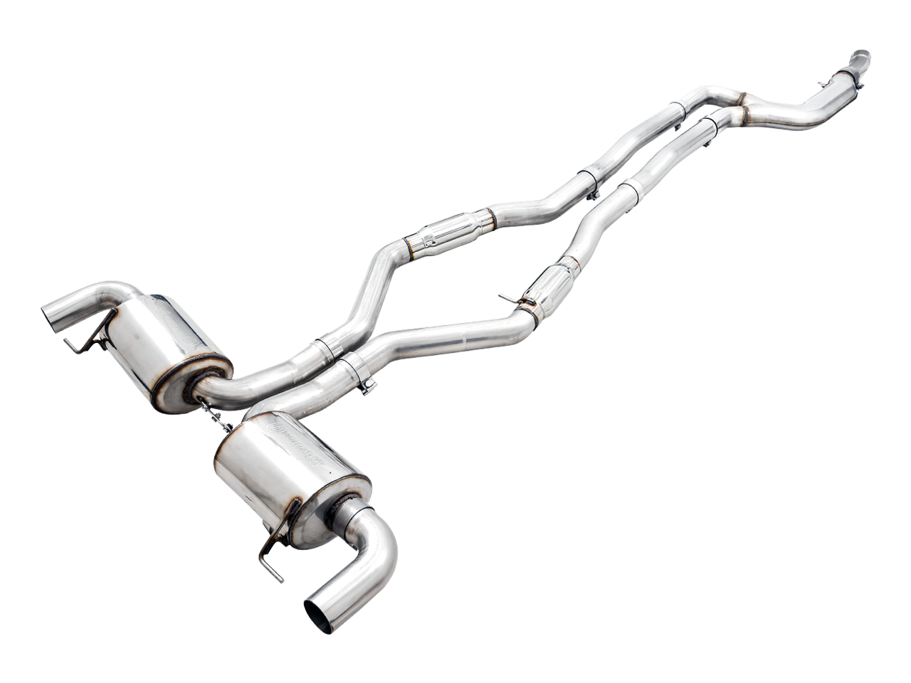 AWE Tuning 2019+ BMW M340i (G20) Resonated Touring Edition Exhaust (Use OE Tips) - Mammoth Racing -