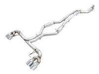 AWE Tuning 2019+ BMW M340i (G20) Track Edition Exhaust - Quad Chrome Silver Tips - My Store