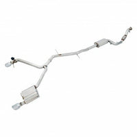 AWE Tuning Audi B9 A5 SwitchPath Exhaust Dual Outlet - Chrome Silver Tips (Includes DP and Remote) - Mammoth Racing -