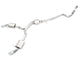 AWE Tuning Audi B9 A5 Touring Edition Exhaust Dual Outlet - Chrome Silver Tips (Includes DP) - Mammoth Racing -
