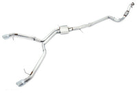 AWE Tuning Audi B9 A5 Track Edition Exhaust Dual Outlet - Chrome Silver Tips (Includes DP) - Mammoth Racing -