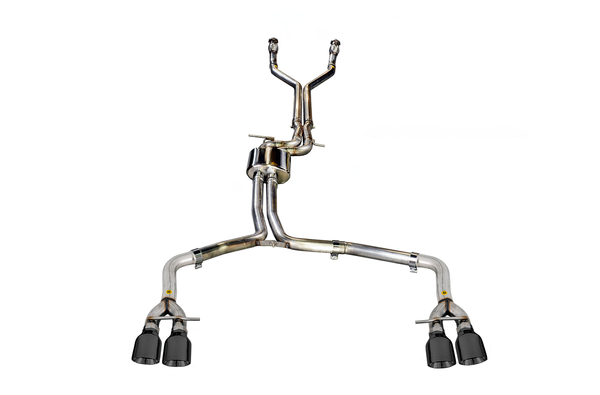 AWE Tuning Audi C7 / C7.5 S6 4.0T Track Edition Exhaust - Diamond Black Tips - Mammoth Racing -