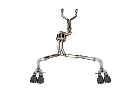 AWE Tuning Audi C7 / C7.5 S6 4.0T Track Edition Exhaust - Diamond Black Tips - Mammoth Racing -