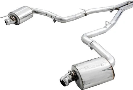 AWE Tuning 2015+ Dodge Challenger 6.4L/6.2L Non-Resonated Touring Edition Exhaust - Use Stock Tips - Mammoth Racing -