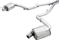 AWE Tuning 2015+ Dodge Challenger 6.4L/6.2L Non-Resonated Touring Edition Exhaust - Use Stock Tips - Mammoth Racing -