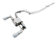 AWE Tuning Ford Focus RS SwitchPath Cat-back Exhaust - Chrome Silver Tips - Mammoth Racing -