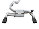 AWE Tuning Ford Focus RS SwitchPath Cat-back Exhaust - Diamond Black Tips - Mammoth Racing -