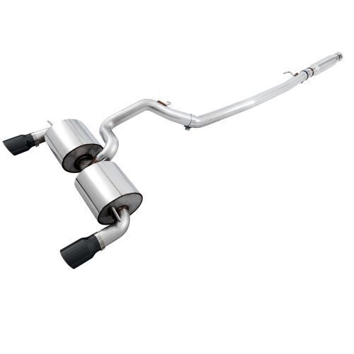 AWE Tuning Ford Focus RS Touring Edition Cat-back Exhaust - Resonated - Diamond Black Tips - My Store