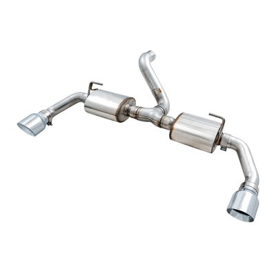 AWE Tuning 2018+ Jeep Wrangler JL/JLU Tread Edition Axle-Back Dual Exhaust - Chrome Silver Tips - My Store