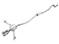 AWE Tuning 2016+ Honda Civic Si Touring Edition Exhaust w/Front Pipe & Dual Diamond Black Tips - My Store