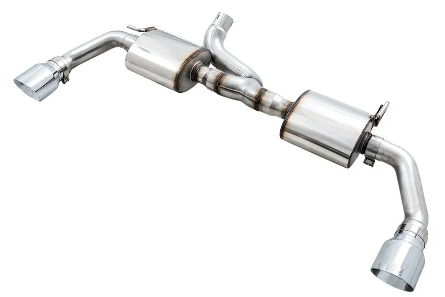 AWE Tuning 07-18 Jeep Wrangler JK/JKU 3.6L Tread Edition Axle-Back Dual Exhaust - Chrome Silver Tips - Mammoth Racing -