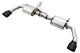AWE Tuning 07-18 Jeep Wrangler JK/JKU 3.6L Tread Edition Axle-Back Dual Exhaust - Diamond Black Tips - Mammoth Racing -