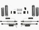 Fabtech 07-18 GM K1500 w/OE Forged UCA 3.5in UCA System w/DL 2.5 Resi Coilovers & Rear DL Shocks - Mammoth Racing -