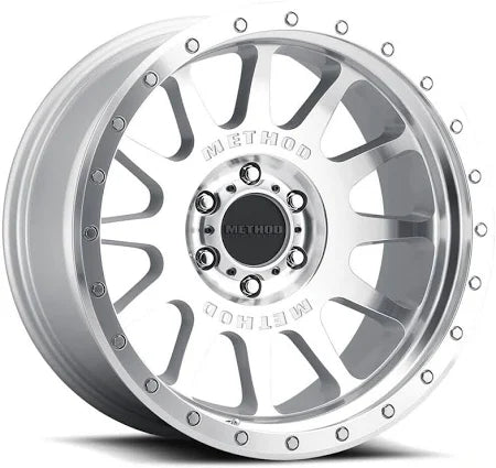 Method Mr605 NV 20x10 -24mm Offset 8x6.5 121.3mm CB Machined/Clear Coat Wheel - Mammoth Racing -