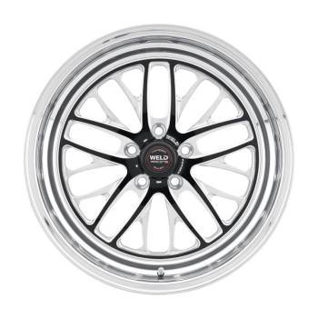 Weld S82 17x8 / 5x4.5in BS / 5.8 (33 ET) 3.18 ID Black Wheel (Medium Pad) - Mammoth Racing -