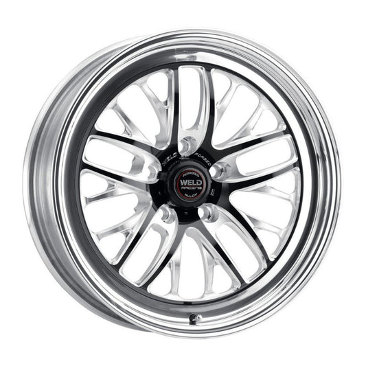 Weld S82 18x5 / 5x115 BP / 2.1in BS Black Wheel (High Pad) - Non-Beadlock - Mammoth Racing -