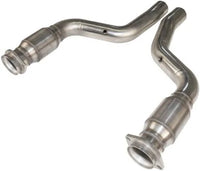 Kooks 2008+ Dodge Charger/Challenger Srt8 3inx3in Ultra Green Catted Connection Pipes - Mammoth Racing -