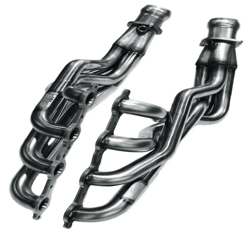 Kooks 09-14 Cadillac Cts-v LSA 6.2l 1-7/8in x 3in SS Longtube Headers and Green Catted SS X-Pipe - Mammoth Racing -