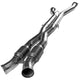 Kooks 97-00 Chevrolet Corvette 1-7/8 x 3 Header & Green Catted X-Pipe Kit - Mammoth Racing -