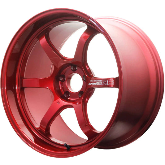 Advan R6 20x9 +42mm 5-114.3 Racing Candy Red Wheel - My Store