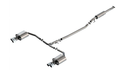 Borla 21-23 Hyundai Sonata N Line 2.5L i4 AT FWD 4DR 2.00in 2.75in S-Type Exhaust - Black Chrome - Mammoth Racing -
