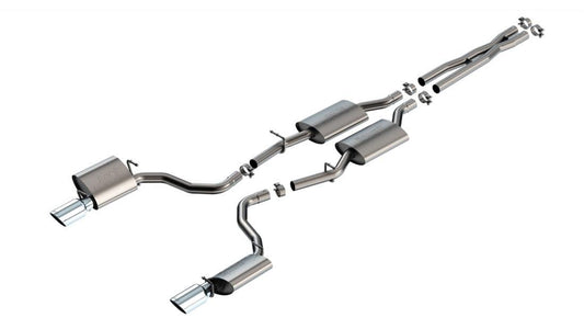 Borla 19-23 Dodge Charger GT 3.6L V6 RWD S-Type Catback Exhaust - Polished Tips - Mammoth Racing -