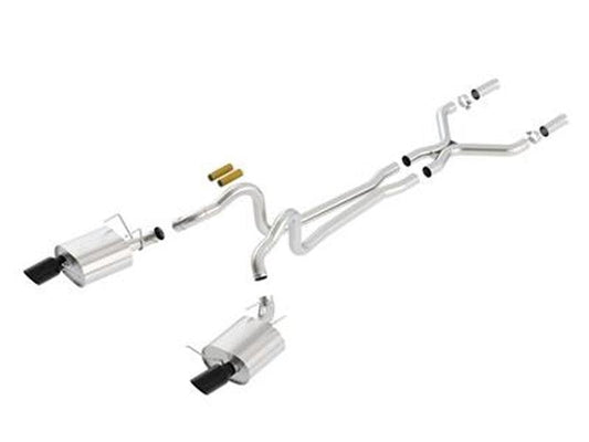 Borla 13-14 Mustang GT/Boss 302 5.0L V8 RWD Single Split Rear Exit S-Type Catback Exhaust - My Store
