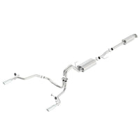 Borla 15-16 Ford F-150 3.5L EcoBoost Ext. Cab Std. Bed Catback Exhaust S-Type Truck Side Exit - Mammoth Racing -
