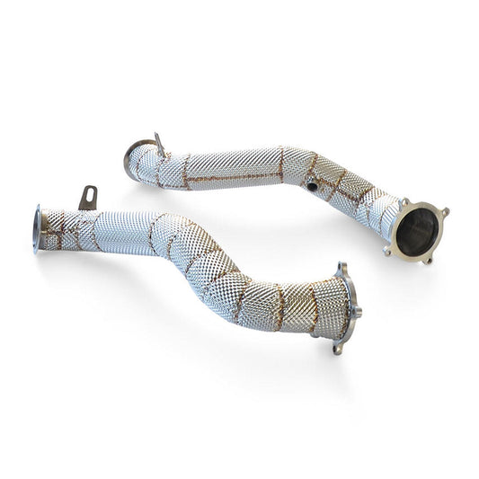 Catless Hi Flow Heat Shield Downpipes For McLaren 720s 4.0T
