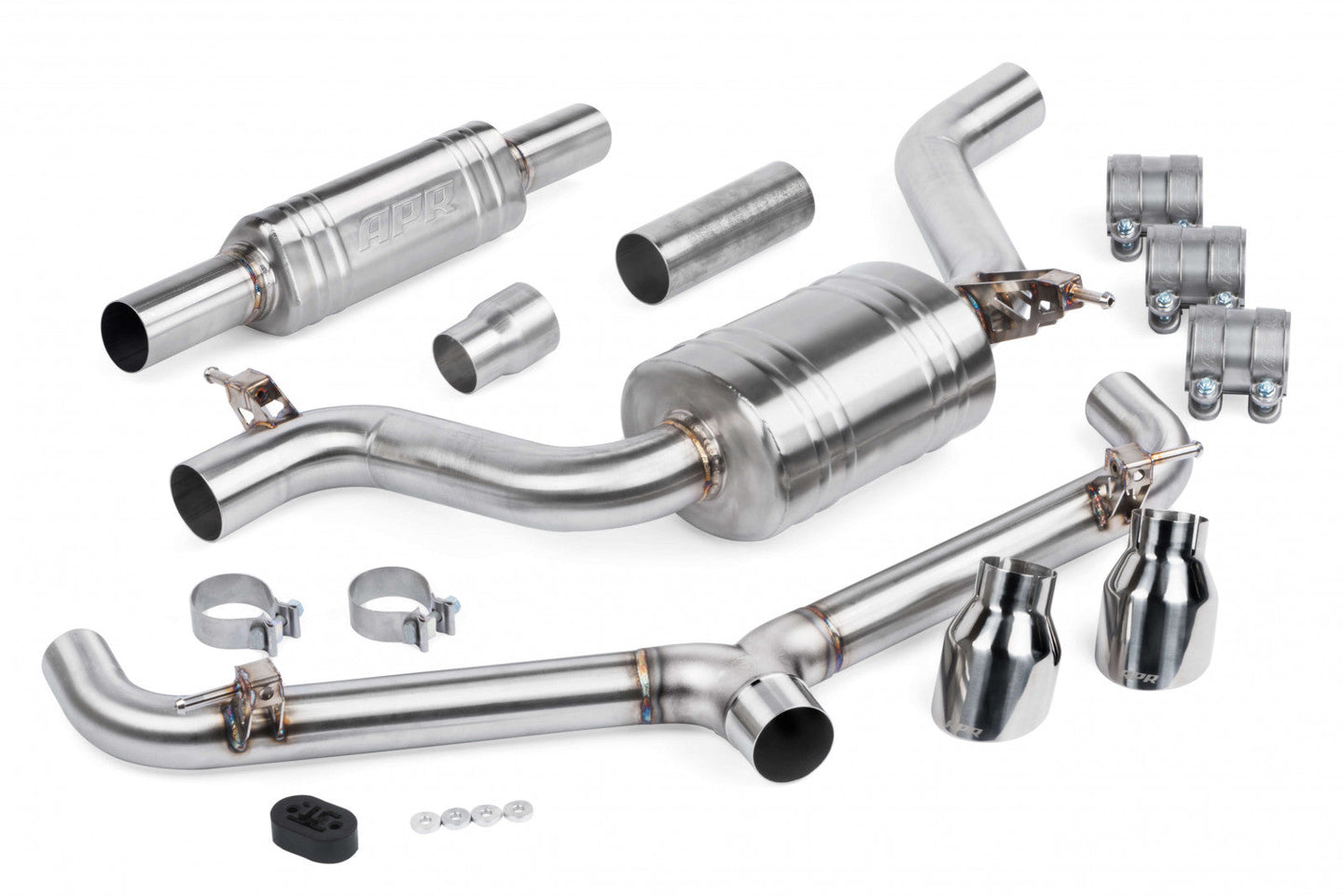 APR Exhaust - Catback System with Front Muffler - MK7 GTI - My Store