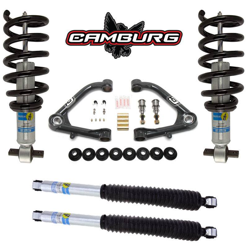 Bilstein 19-21 Chevrolet Silverado 1500 Front Upper Control Arm Kit - Mammoth Racing -