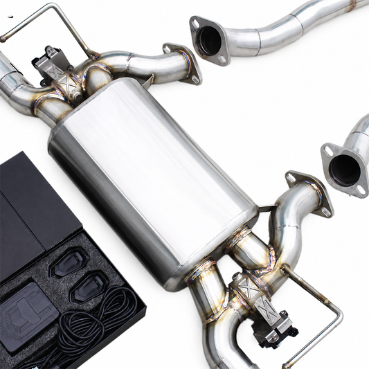 Valved Stainless Steel Catback Exhaust System for Infiniti Q50S 3.7L