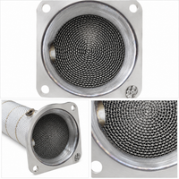 Single OEM Stainless Exhaust Downpipe for A4 A5 Q5 B9.5 2.0T