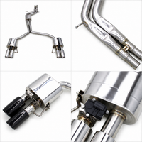 Stainless Valved Catback Exhaust System for Audi B9 S4 S5