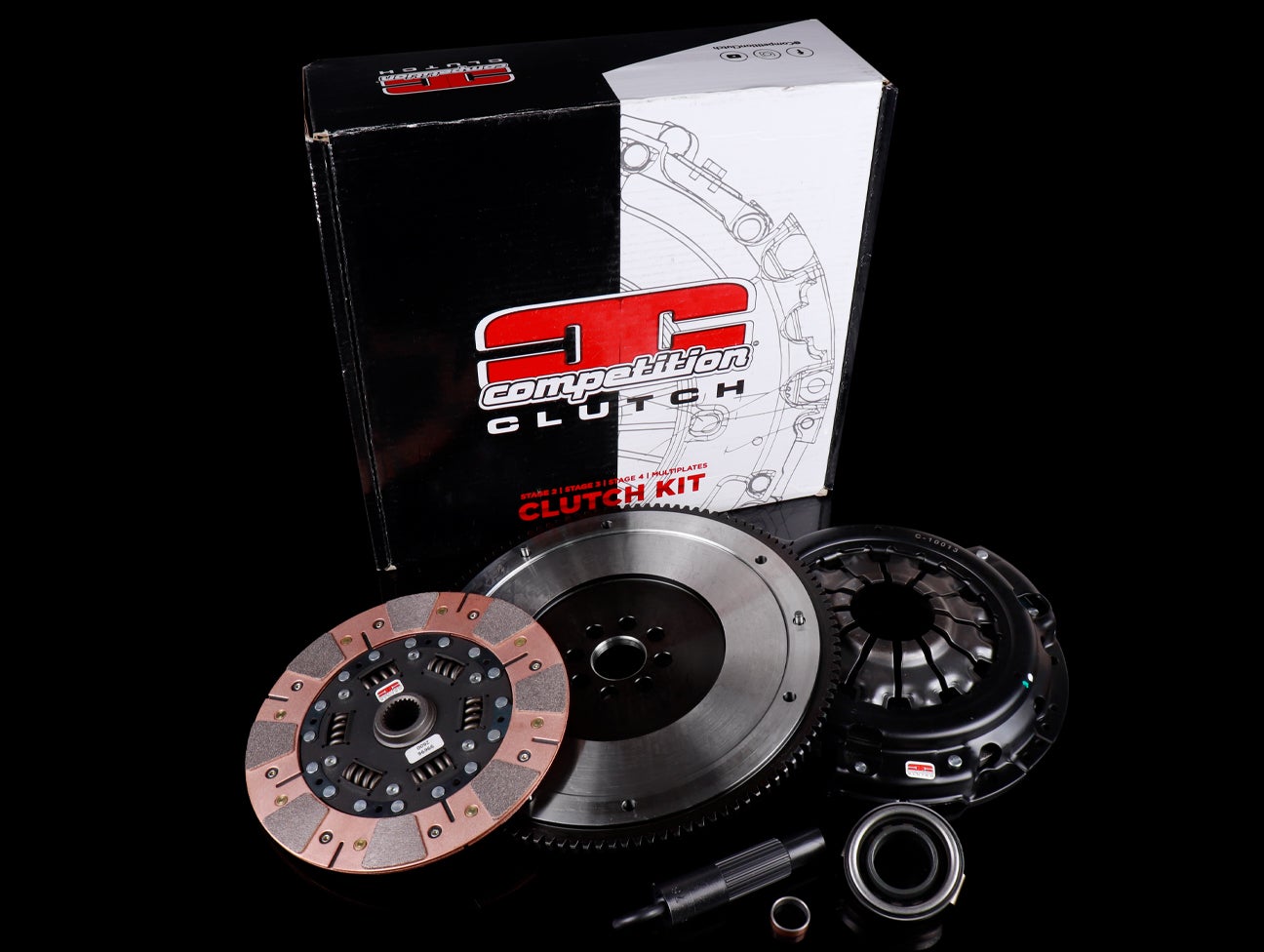 Comp Clutch 94-01 Acura Integra Stage 4 - 6 Pad Rigid Ceramic Clutch Kit REPLACEMENT DISC ONLY - Mammoth Racing -