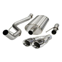 Corsa 11-13 Ford F-150 Raptor 6.2L V8 Polished Sport Cat-Back Exhaust - Mammoth Racing -