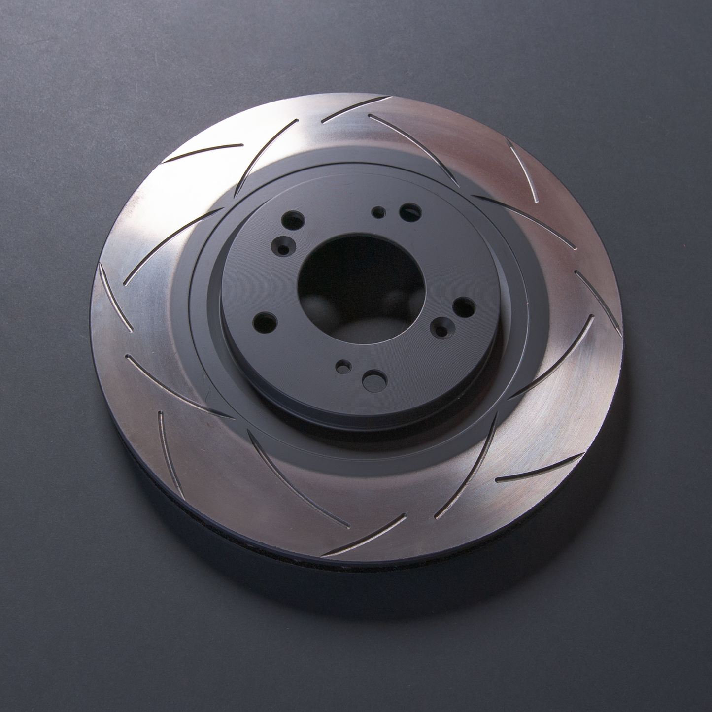 DBA 07+ Honda Civic FD2-R Slotted Street T2 Series Front Rotor - Mammoth Racing -