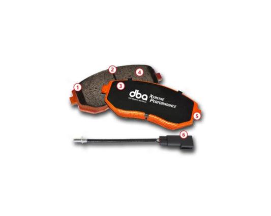 DBA 09-11 Nissan GT-R XP650 Front Brake Pads - Mammoth Racing -
